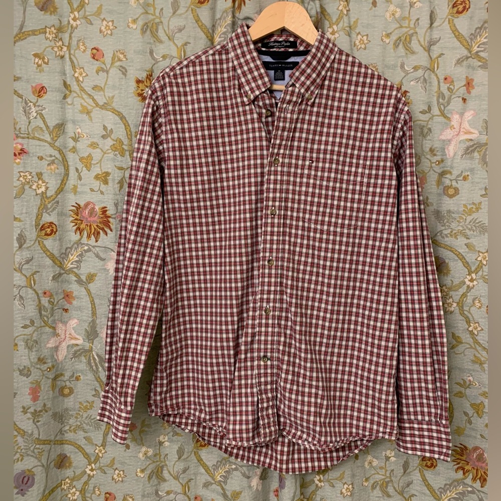 Tommy Hilfiger Heritage Poplin Men’s Button-down Plaid shirt